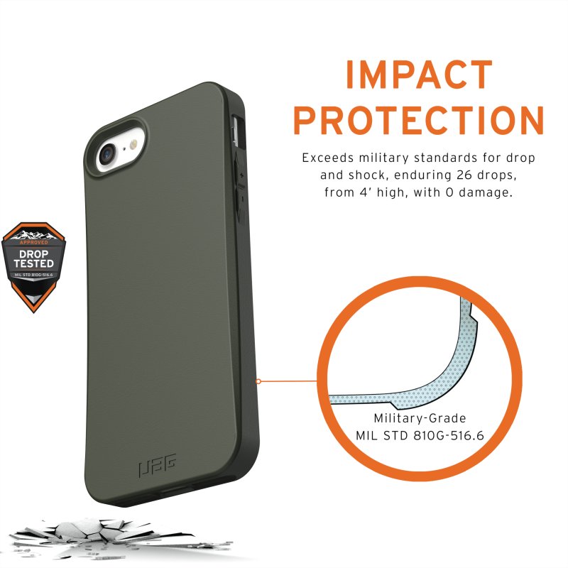 UAG
UAG Outback Biodegradable Cover iPhone SE2/8/7/6 - Svart
