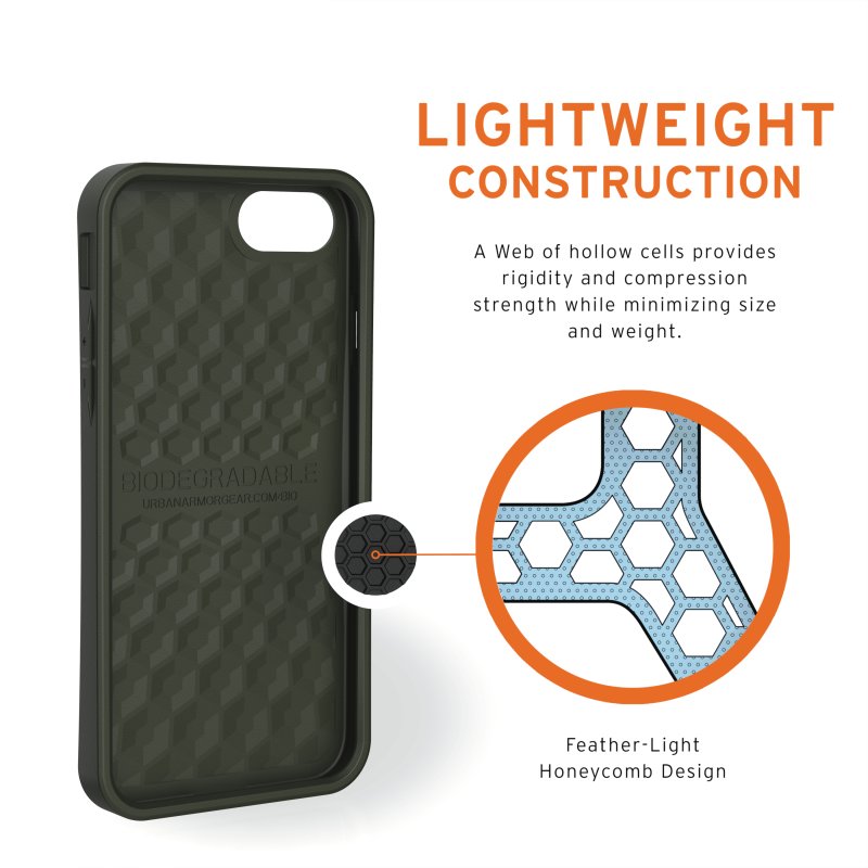 UAG
UAG Outback Biodegradable Cover iPhone SE2/8/7/6 - Svart