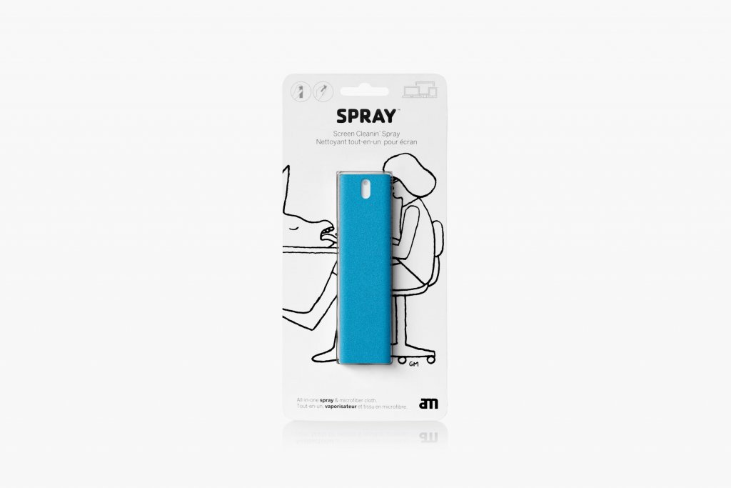 AM - AM Mist All-in-one Screen Cleaner 37.5 ml - Blå