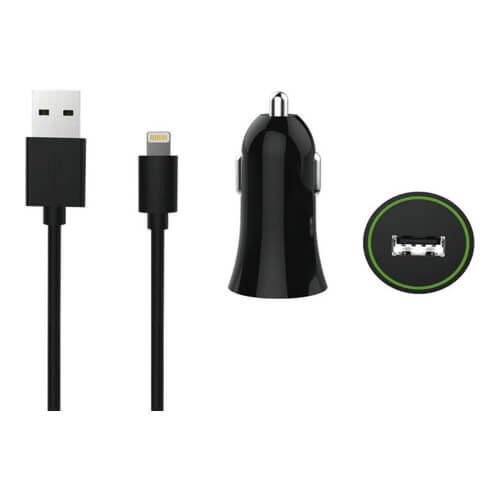 Essentials
Essentials Billaddare 12W USB-A - Lightning MFI, 1m, svart