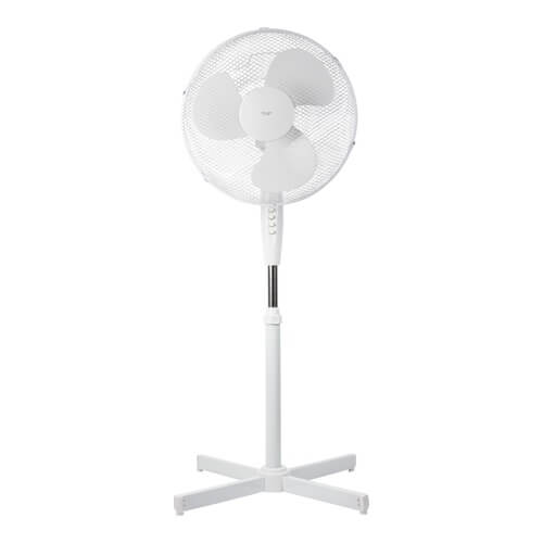 Nordic Home - Nordic Home - Floor fan 410mm 3 speed 50W - Vit