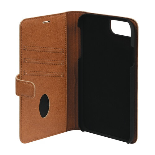 Essentials
Essentials iPhone 6/7/8/SE (2020), Läder wallet avtagbar, ljusbrun