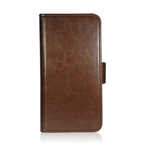 UTGATT1 - Essentials iPhone 6/7/8/SE 2020, PU wallet 3 kort avtagbar, brun