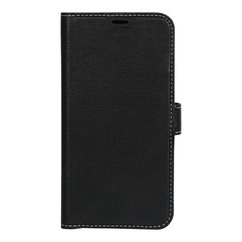 UTGATT1 - Essentials iPhone X/Xs, Läder wallet avtagbar, svart