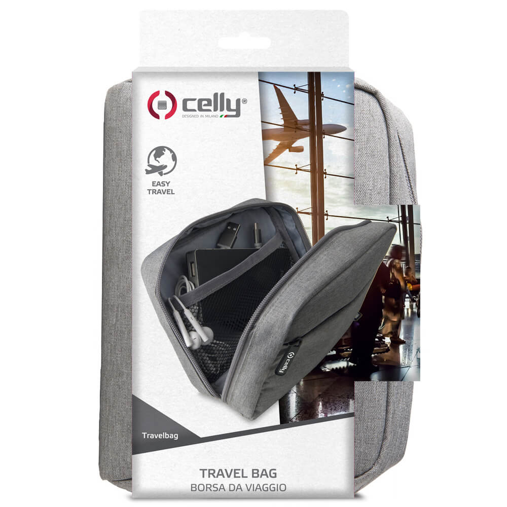 Celly
Celly Travelbag 14x17x4cm Grå