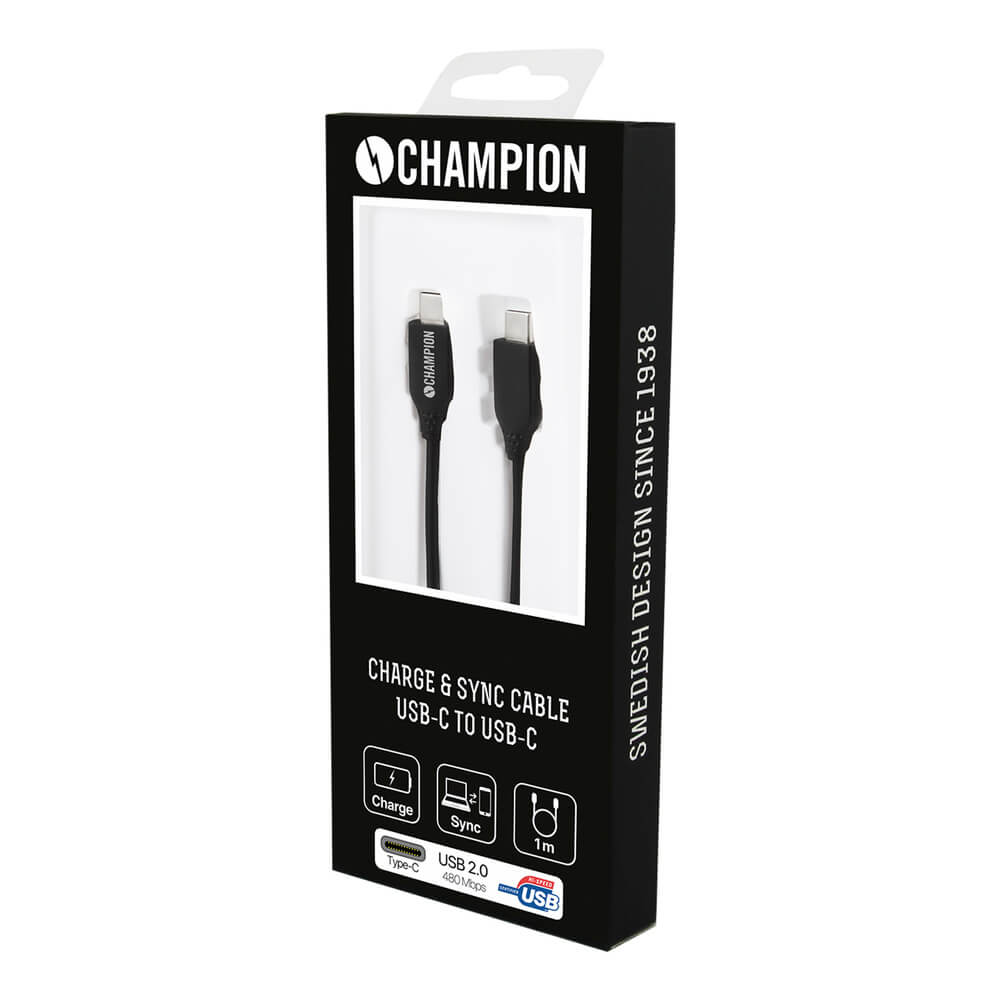Champion
Champion USB 2.0 C till C 1m