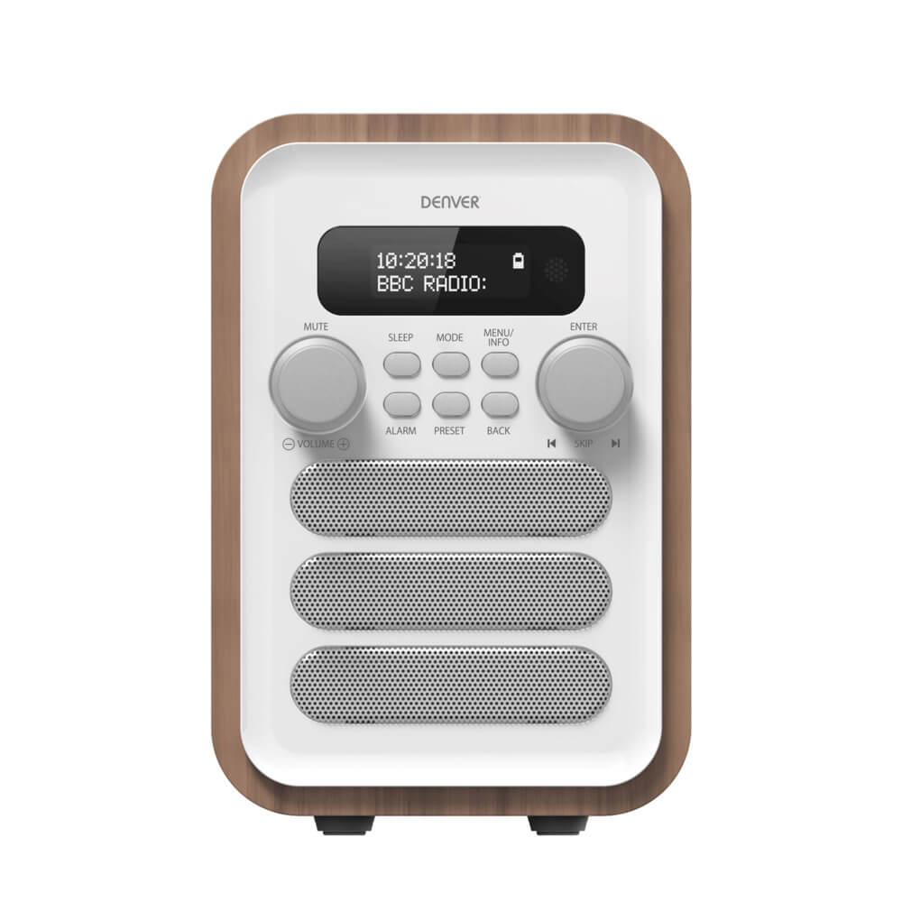 OEM - FM/DAB+ Radio Bluetooth Trä/Vit