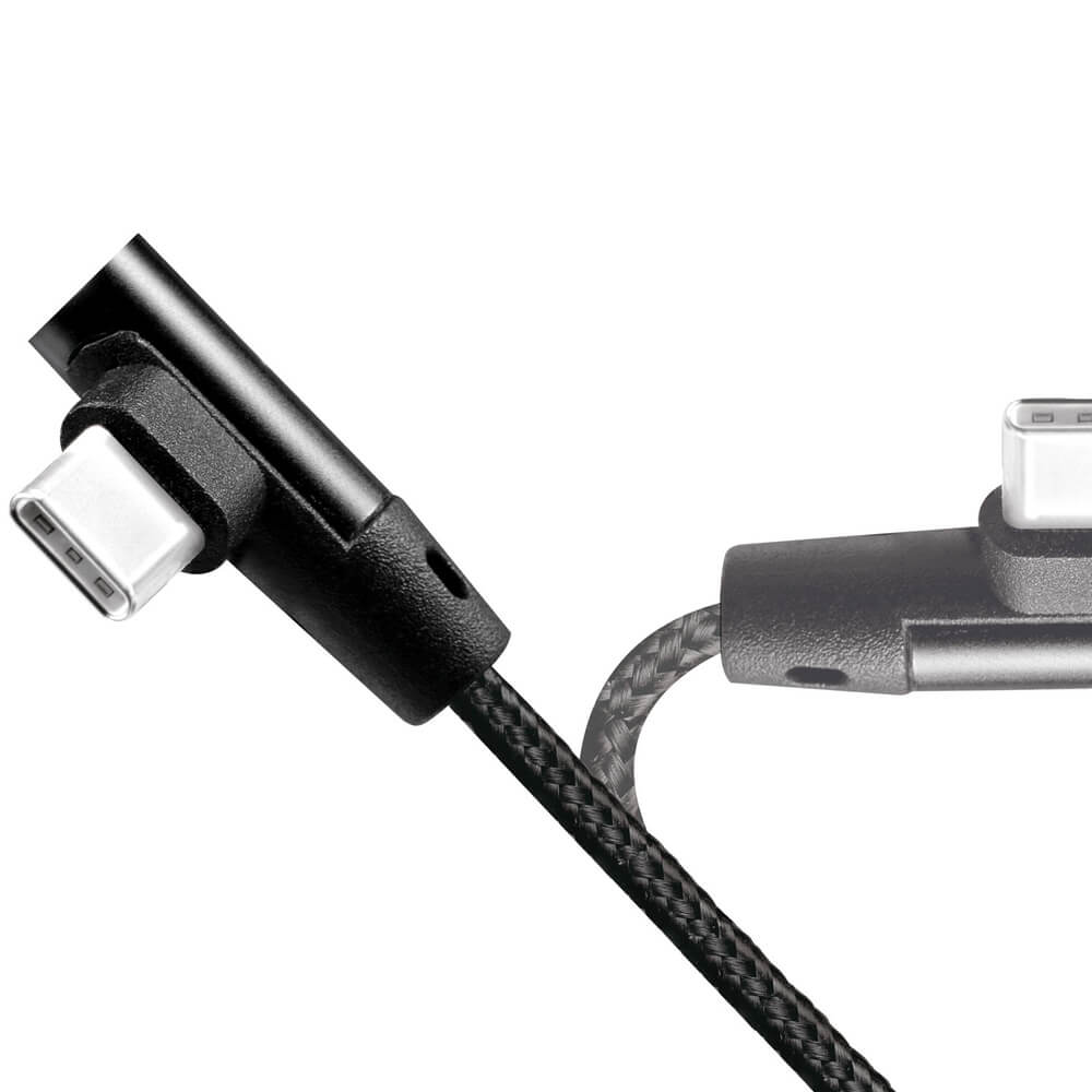 LogiLink - LogiLink Vinklad USB-C-kabel USB 2.0 Max 3A 0.3m