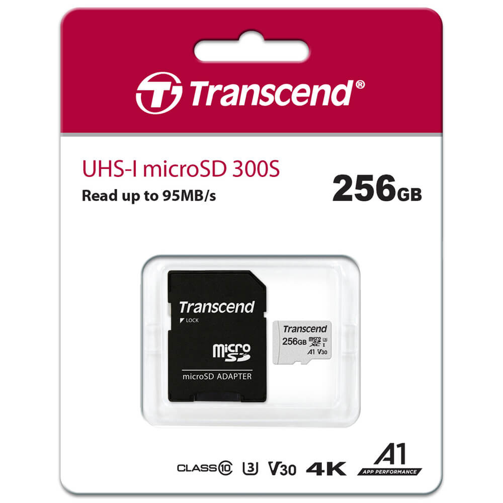 Transcend
Transcend microSDXC 256GB U3 (R95/W40)