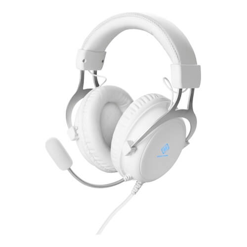Deltaco Gaming
Deltaco Whiteline WH85 headset, aluminium ram, Vit