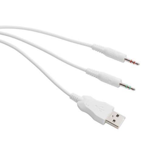 Deltaco Gaming
Deltaco Whiteline WH85 headset, aluminium ram, Vit