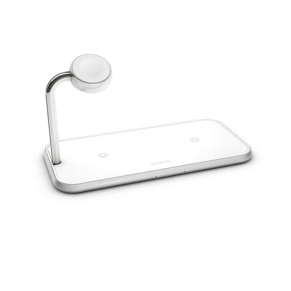 ZENS
ZENS Triple QI Trådlös Laddare 2x10W med Apple Watch Laddare