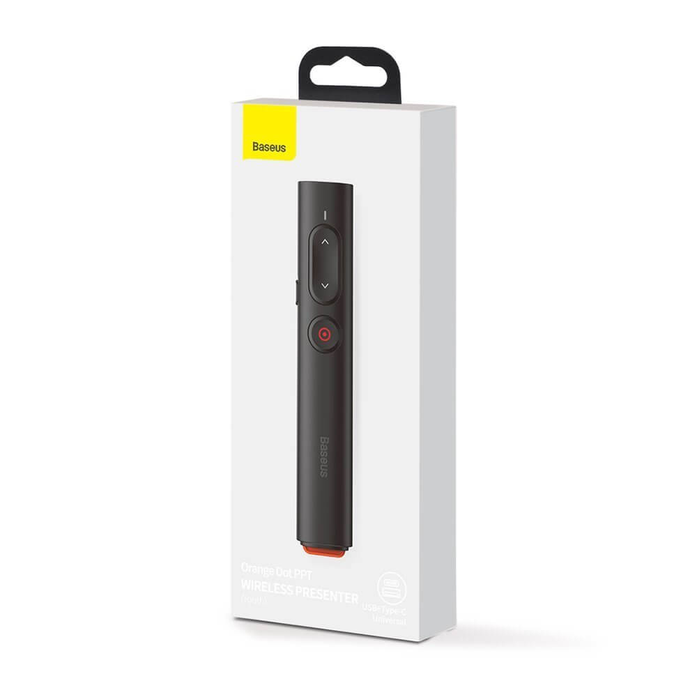 UTGTT - Baseus laser pointer fjrrkontroll PC Svart