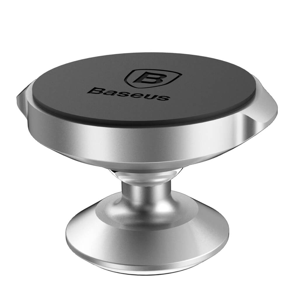 BASEUS - Baseus Small Ears Series Universal magnetisk Bilhållare Silver