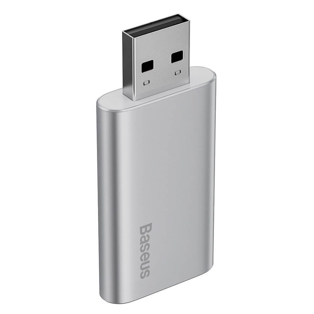UTGÅTT Baseus USB - sticka pendrive 64 GB laddnings USB Silver 