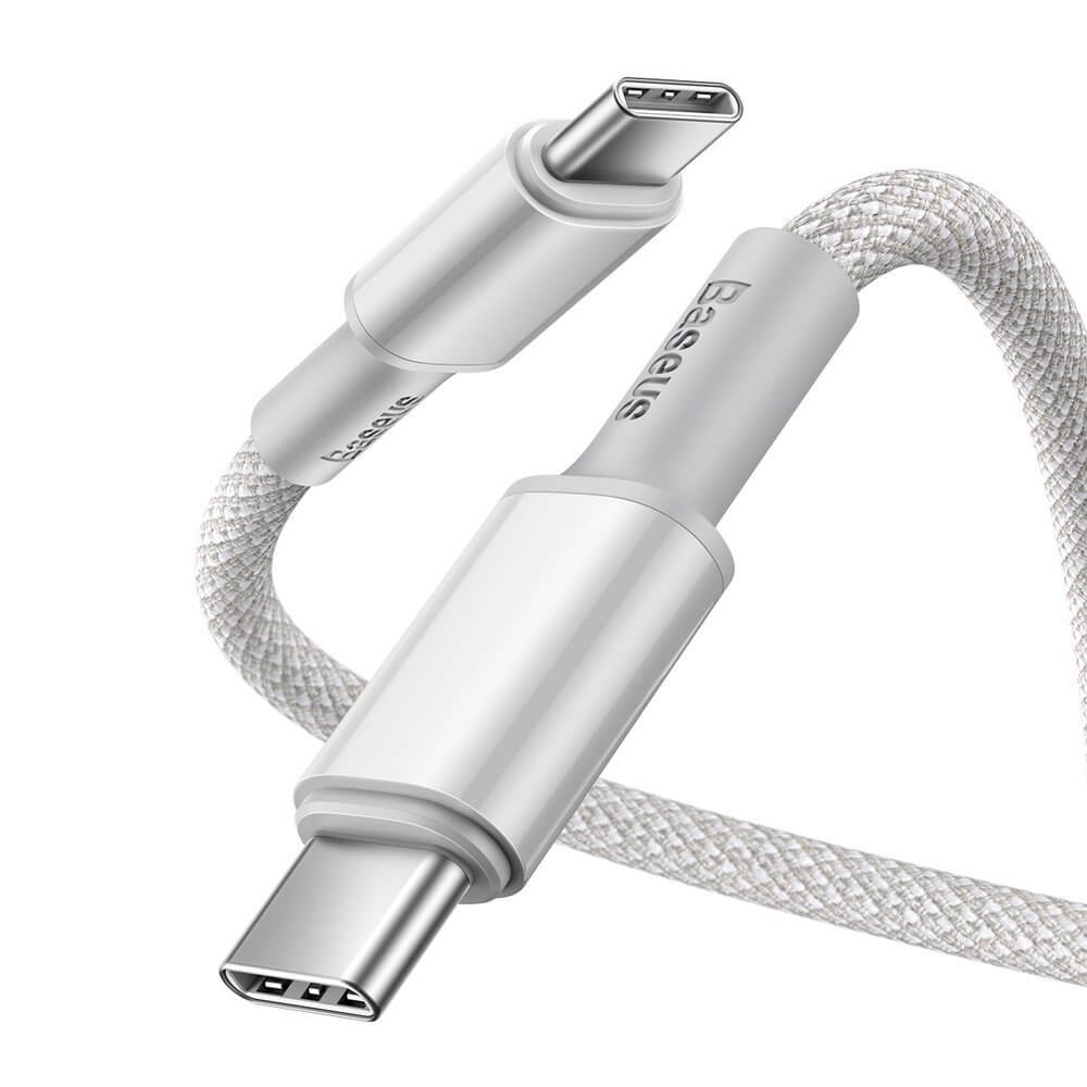 BASEUS
Baseus USB Type C - USB Type C Kabel 100 W 5 A 2 m Vit