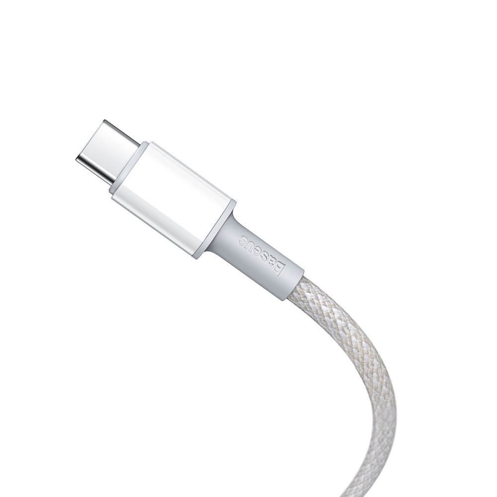 BASEUS
Baseus USB Type C - USB Type C Kabel 100 W 5 A 2 m Vit