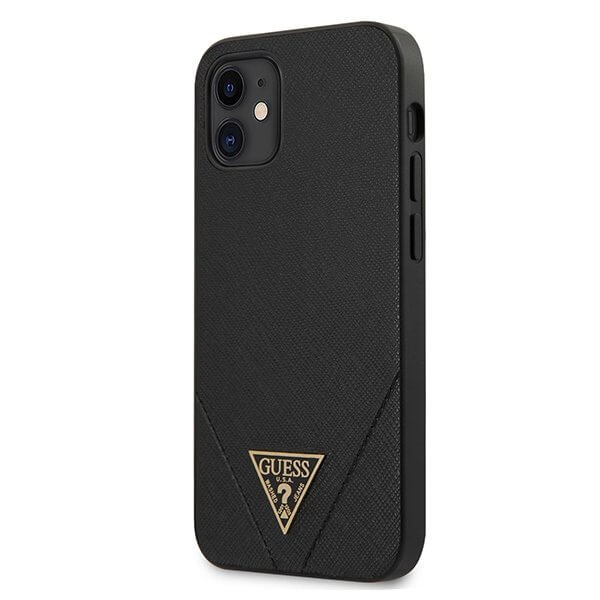 UTGATT4 - Guess skal iPhone 12 Mini Saffiano Svart