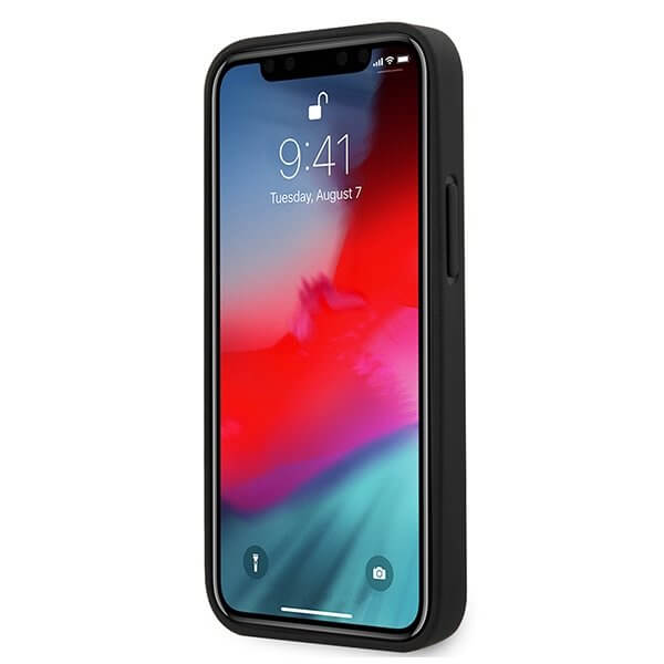 UTGATT4 - Guess skal iPhone 12 Mini Saffiano Svart