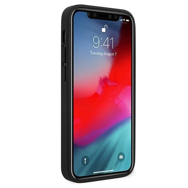 UTGATT4 - Guess skal iPhone 12 Mini Saffiano Svart