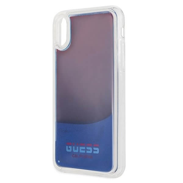 Guess - Guess skal iPhone X/Xs California Glow in the dark Röd
