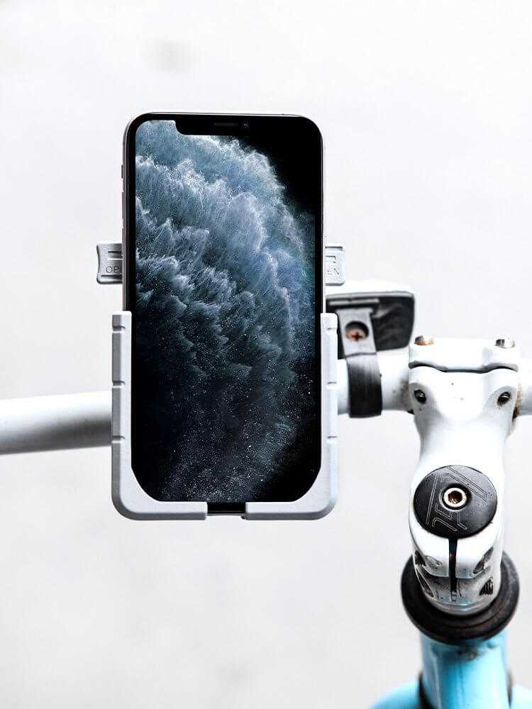Hurtel
Justerbar telefon cykelhållare Rearview spegel Svart
