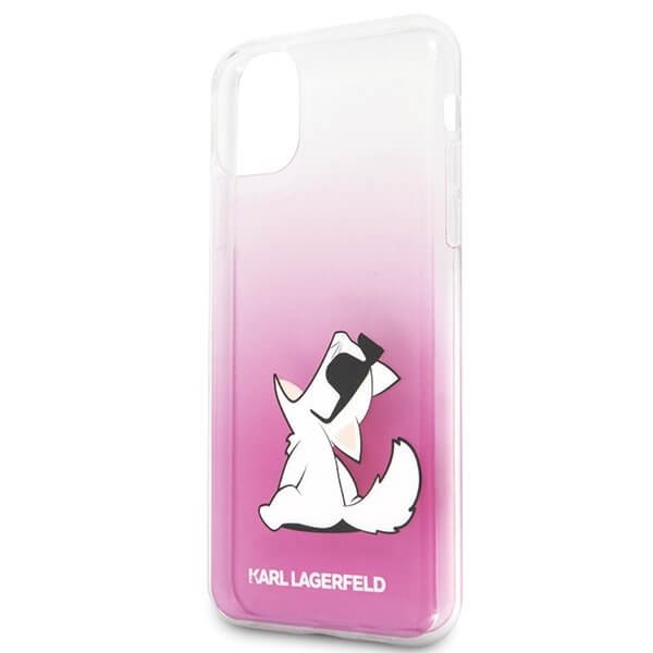 KARL LAGERFELD - Karl Lagerfeld Skal iPhone 11 Pro Max Choupette Fun - Rosa