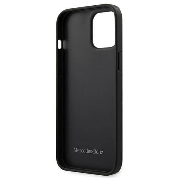 Mercedes - Mercedes Case iPhone 12 Pro Max Skal Bow Line Svart