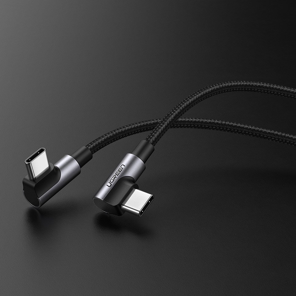 Ugreen
UGreen Elbow USB Type C - USB Type C Kabel FCP 3 A 1 m Grå