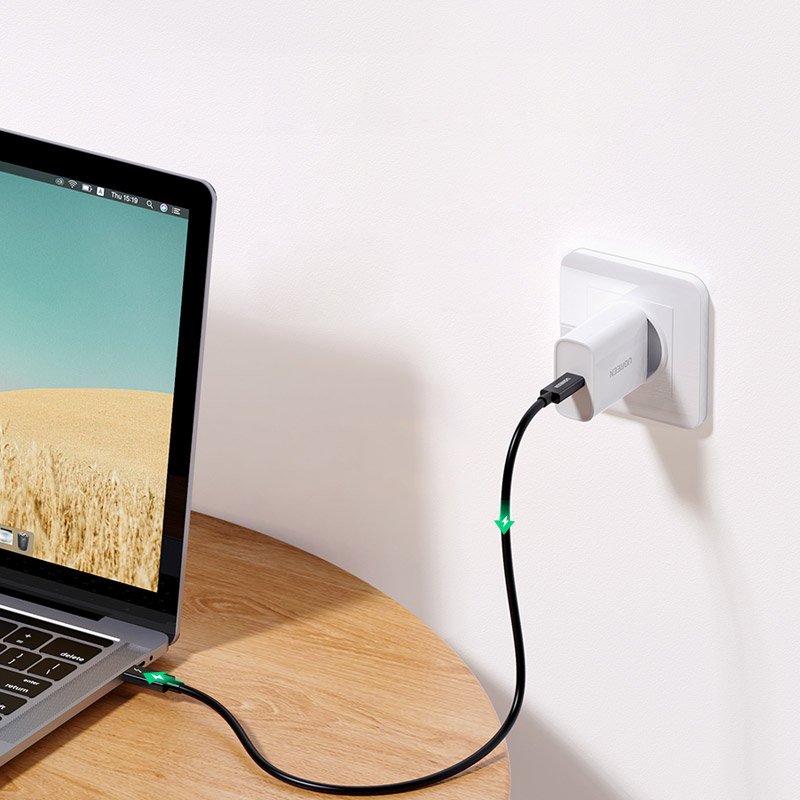 Ugreen
UGreen USB Type C - USB Type C Thunderbolt 3 USB 3.2 2 m Svart