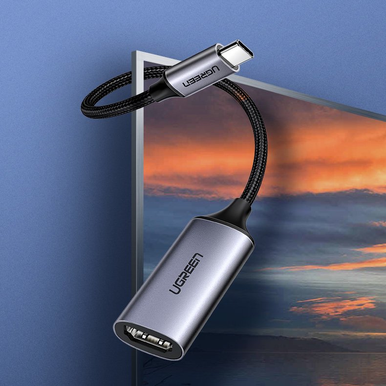 Ugreen - UGreen USB-C HDMI 2.0 Thunderbolt 3 MacBook/PC Grå