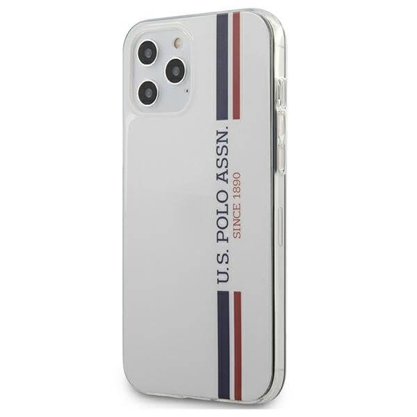 U.S. Polo Assn. - U.S. Polo Assn. Tricolor Collection iPhone 12 Pro Max Skal Vit