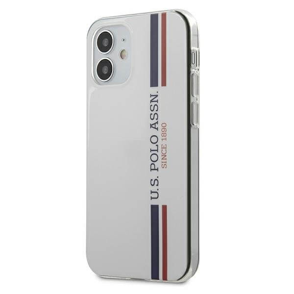 U.S. Polo Assn. - U.S. Polo Assn. Tricolor Pattern Collection iPhone 12 mini Vit