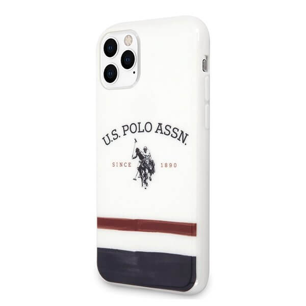 U.S. Polo Assn. - U.S.Polo Assn. Tricolor Pattern Collection iPhone 11 Pro Max Vit