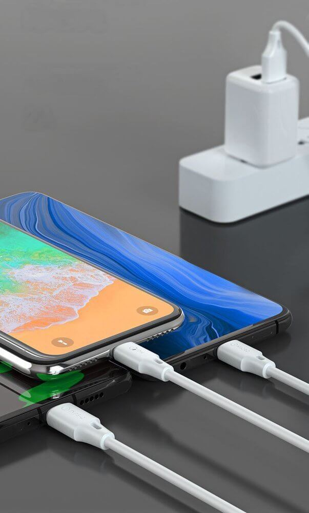 WK Design
WK Design USB micro USB/lightning/USB Type C Kabel 115cm Svart