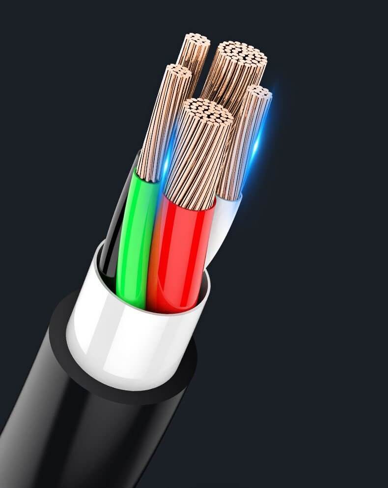 WK Design
WK Design USB micro USB/lightning/USB Type C Kabel 115cm Svart