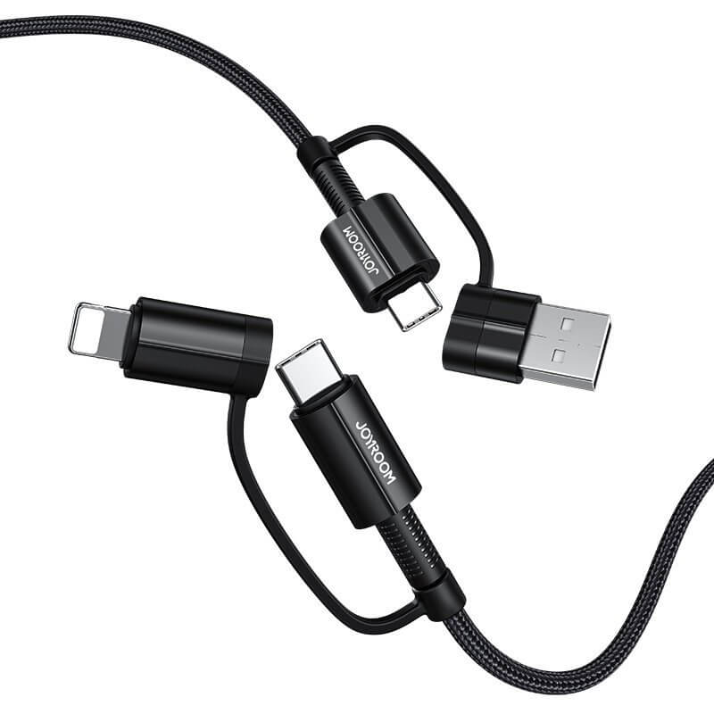 Joyroom
Joyroom 4in1 USB Type C/USB - USB Type C/Lightning 3 A 60 W 1,8m