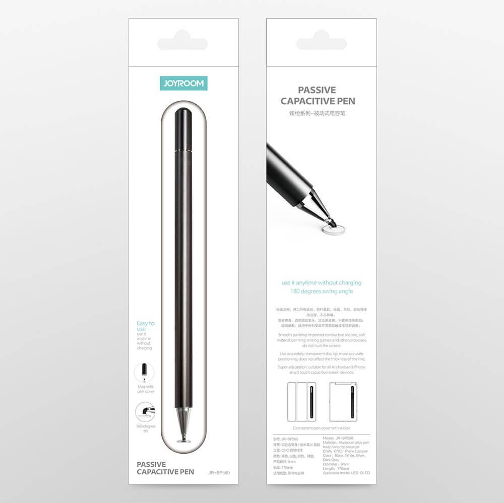Joyroom
Joyroom excellent series passive capacitive stylus pen Svart