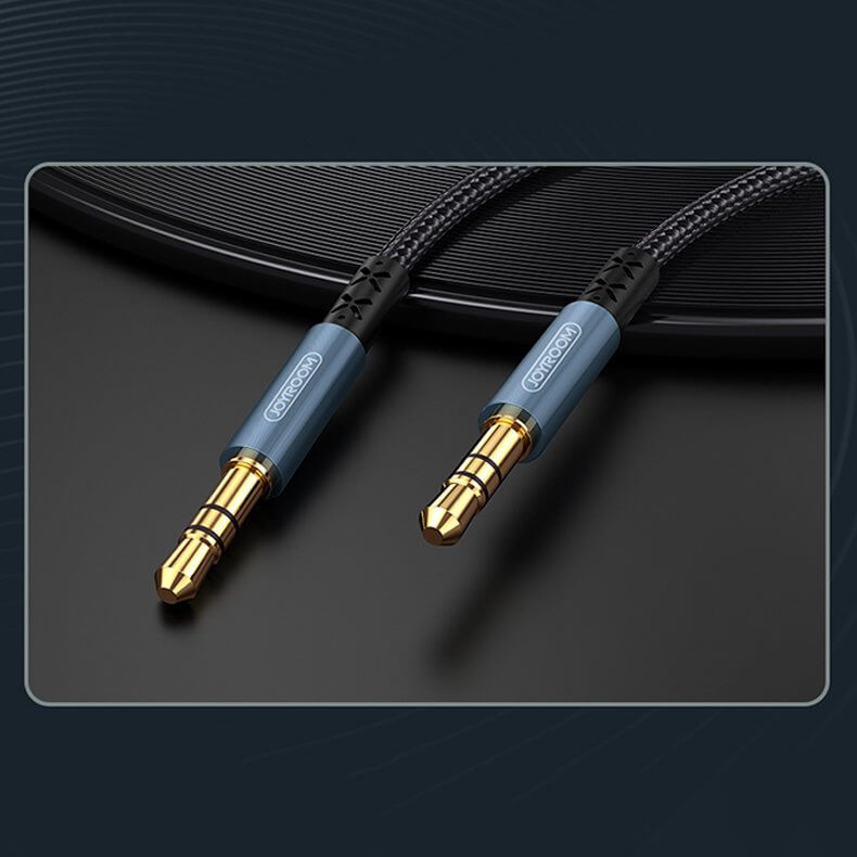 Joyroom Joyroom stereo audio AUX cable 3,5 mm mini jack 1 m dark Blå 