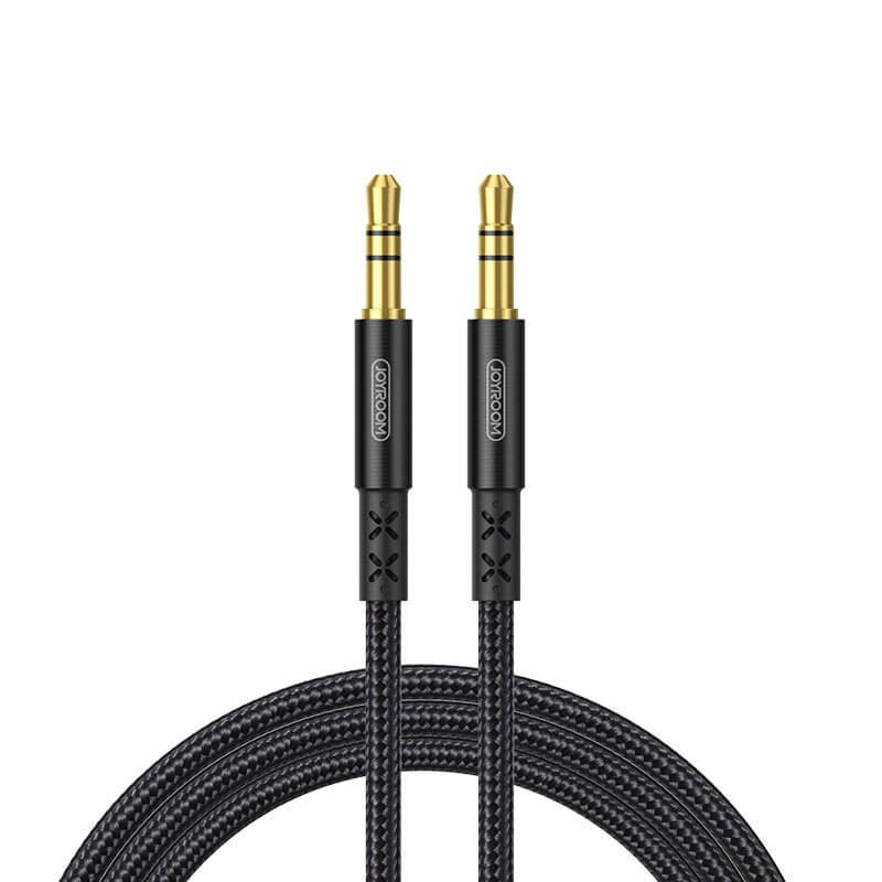 Joyroom - Joyroom stereo audio AUX cable 3,5 mm mini jack 2 m Svart