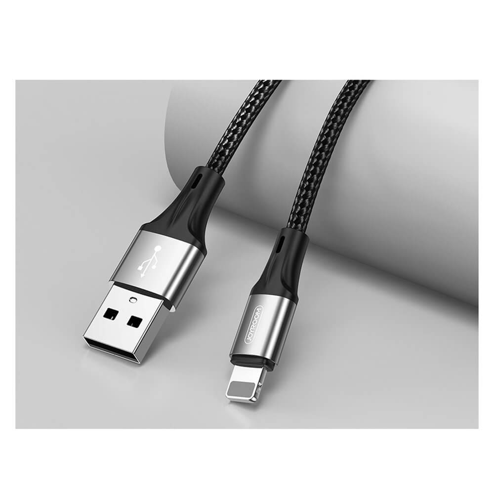 Joyroom - Joyroom USB - Lightning cable 3 A 0,2 m Svart