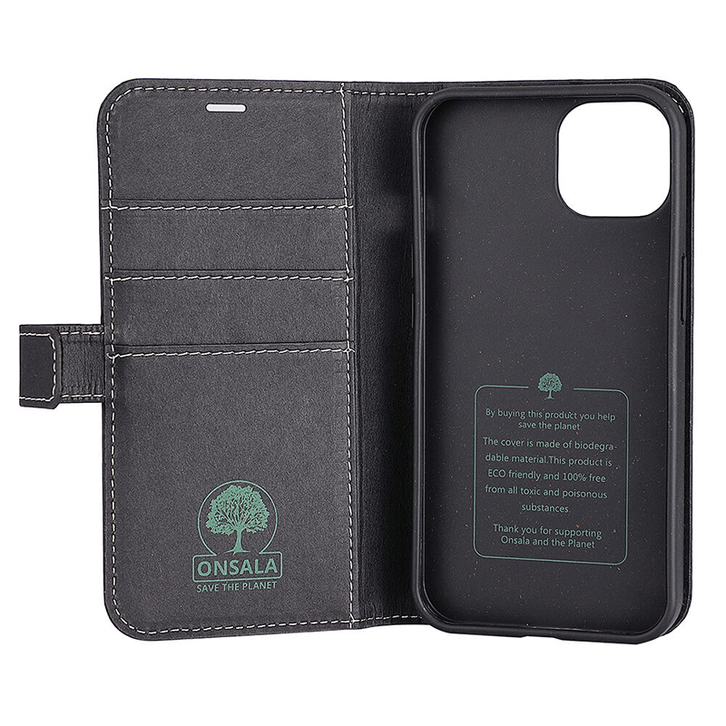 Onsala - Onsala ECO Mobilfodral till iPhone 13 - Svart