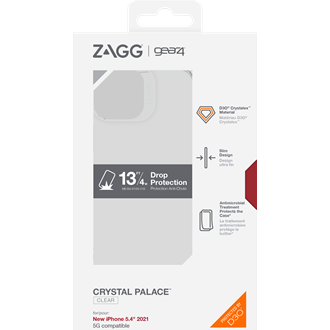 Gear4 Gear4 D3o Crystal Palace Skal iPhone 13 Mini - Clear 