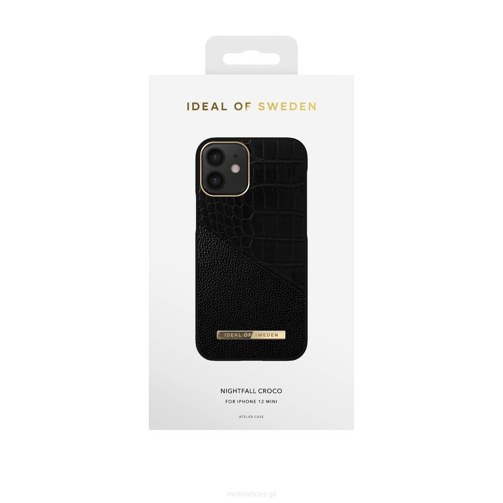 iDeal of Sweden
iDeal Atelier Skal iPhone 12 Mini - Nightfall Croco Svart