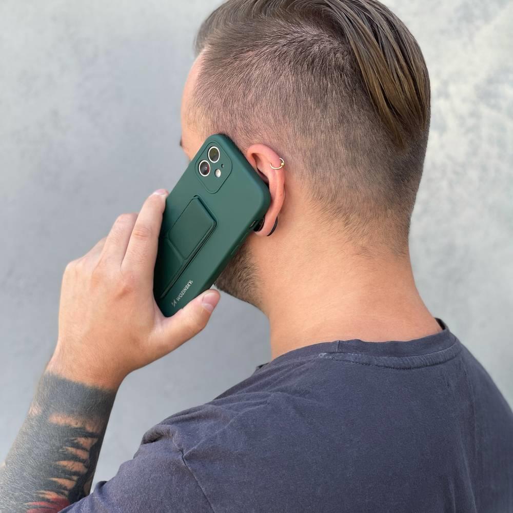 Wozinsky - Wozinsky Kickstand Silicone Skal iPhone 11 - Svart