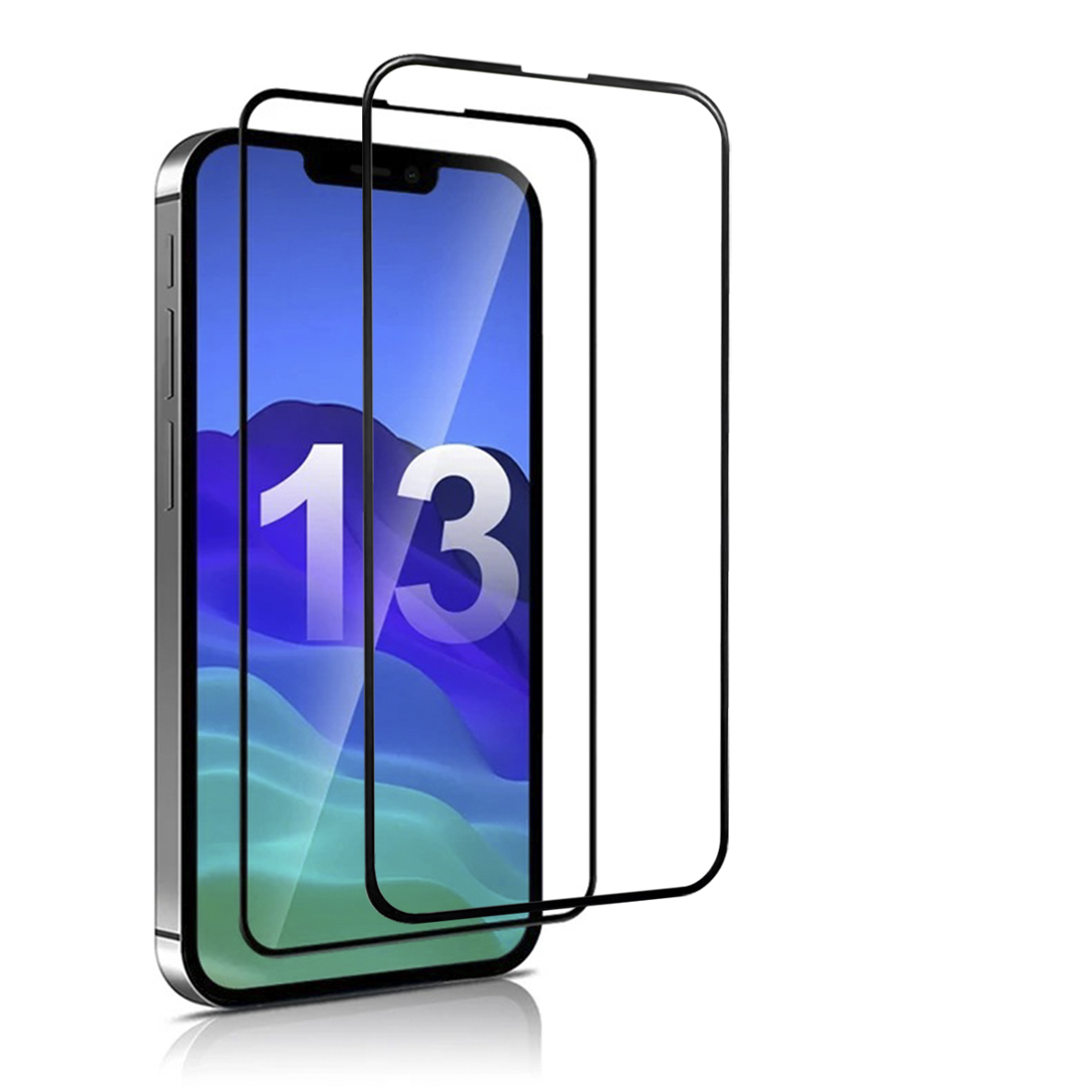 A-One Brand - iPhone 13 Pro Max [4-PACK] 2 X Linsskydd Glas + 2 X Hrdat Glas