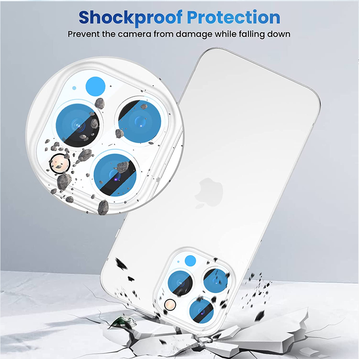 A-One Brand - [2-Pack] Linsskydd Hrdat Glas iPhone 13 Pro Max