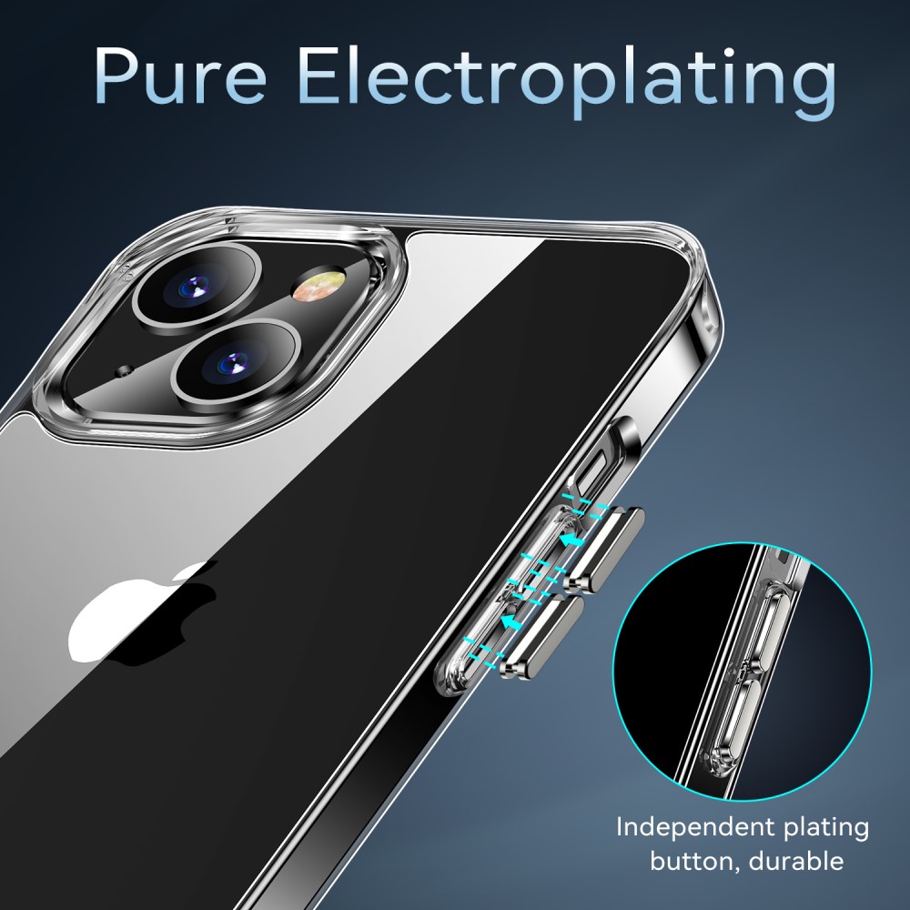 OEM - Gulnar Inte ShockProof Skal iPhone 13 - Clear