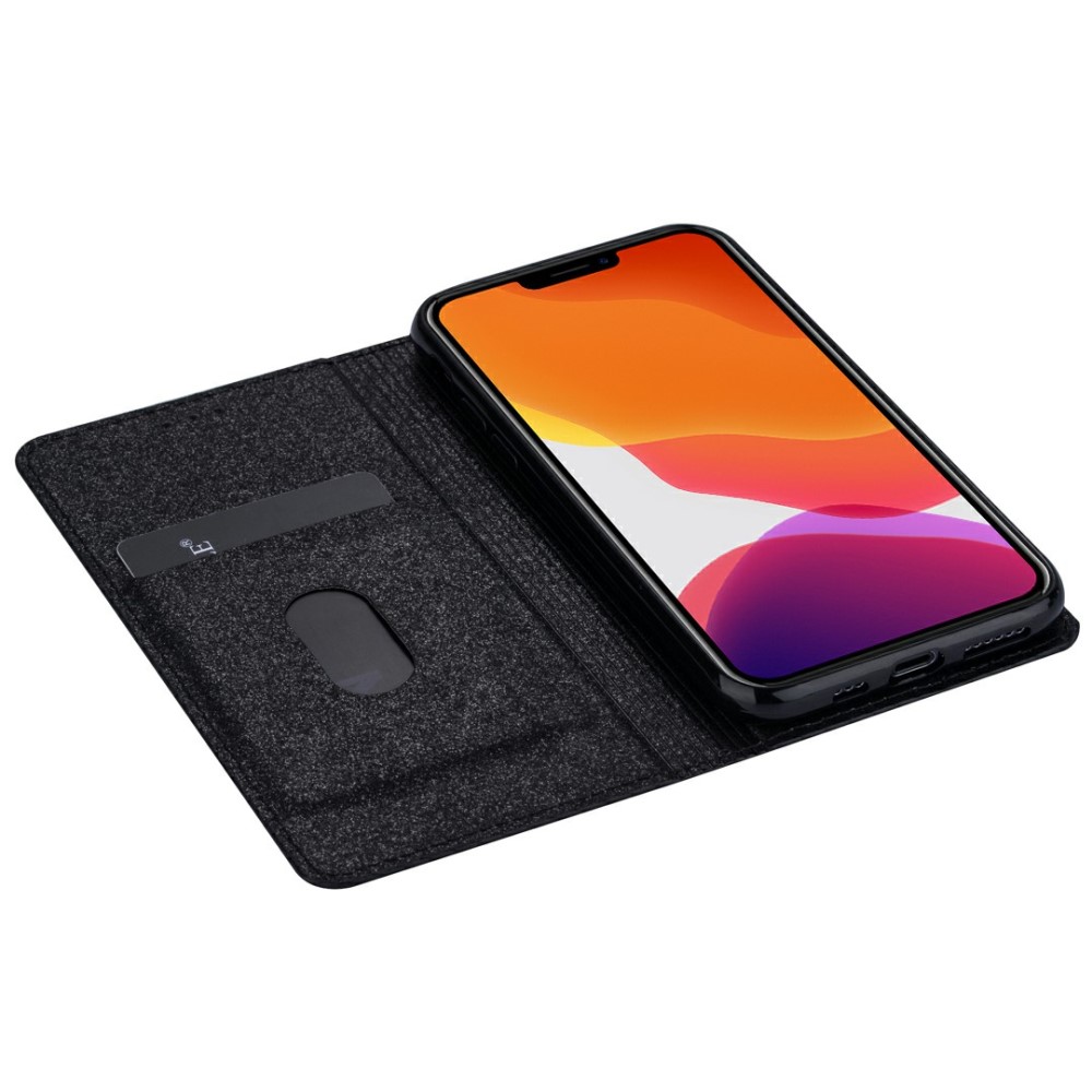 OEM - Glittrande Plånboksfodral iPhone 13 - Svart