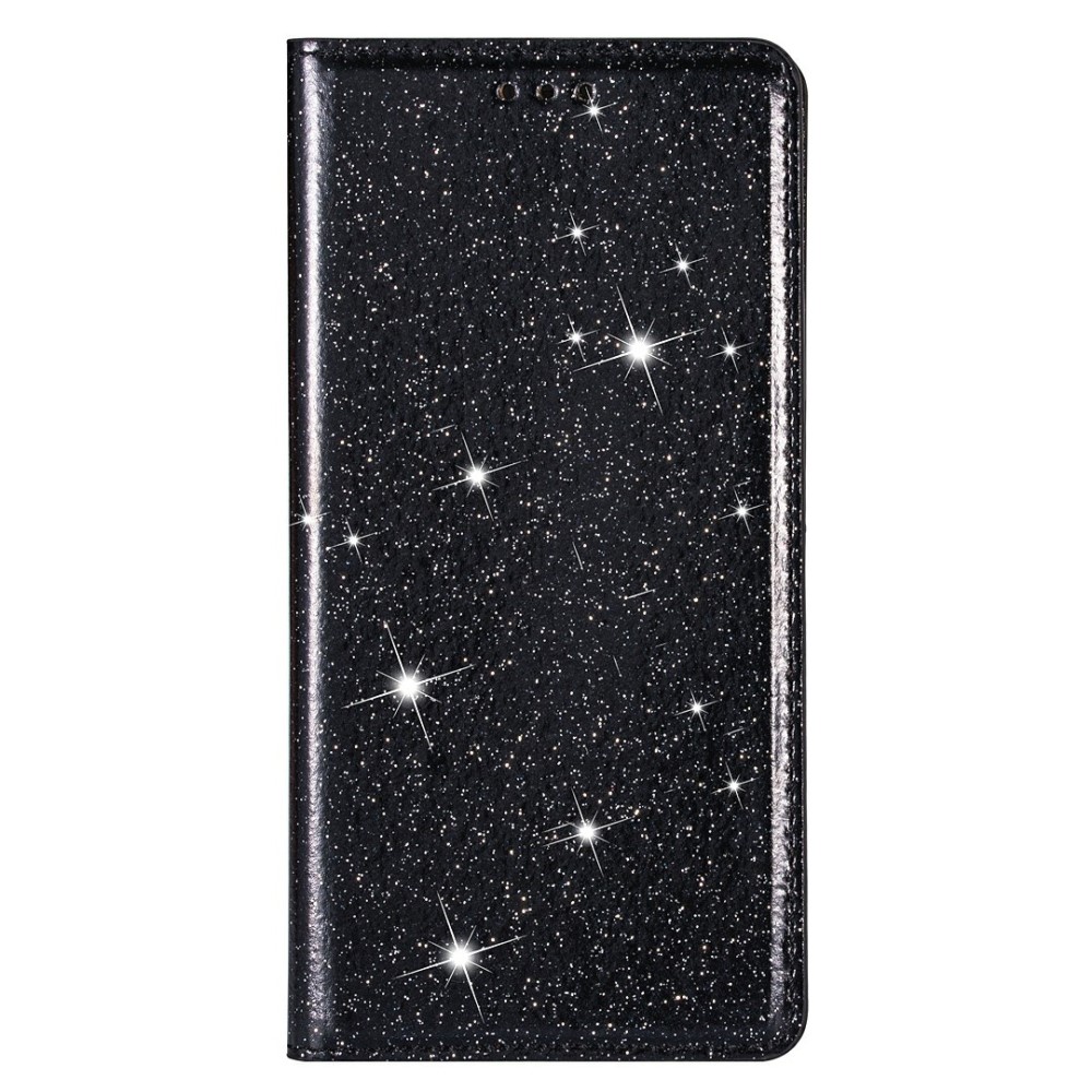 OEM - Glittrande Plånboksfodral iPhone 13 - Svart